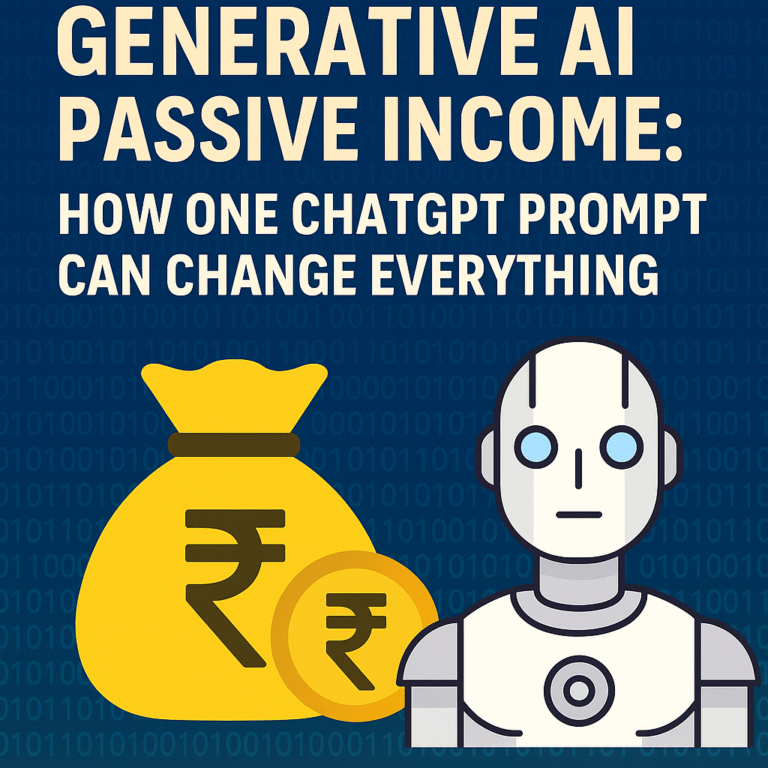 generative AI passive income