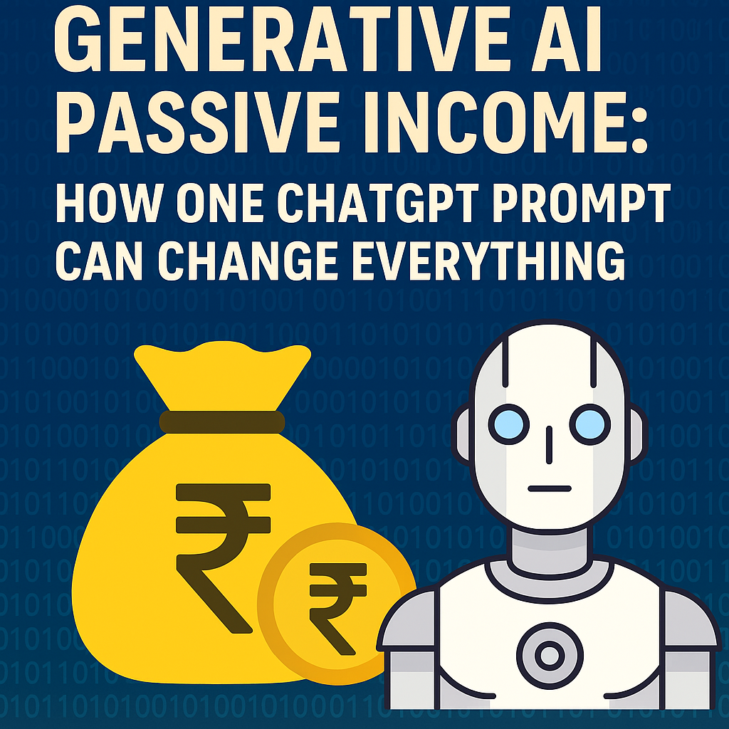 generative AI passive income